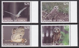 Tonga, Fauna, Birds, Owls MNH / 2012