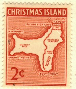 Christmas Island #11 MH Map