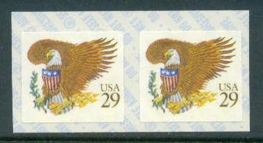 2595 29c Eagle Fine MNH Coil Pair