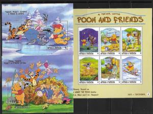 Antigua 2149-54 Disney's Winnie the Pooh Mint NH