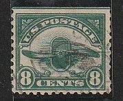 1923 8 Cent Airmail    Sc# C4  Used  Fine  SE