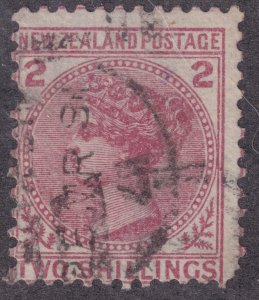 Sc# 59 New Zealand 1878 Queen Victoria 2/ used issue CV $450.00