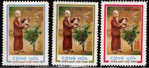 Viet Nam , Viet Cong Michel 52-54 Unused NGAI stamp set