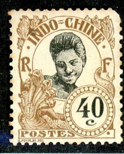 Indochina, Scott #51, Unused, Hinged
