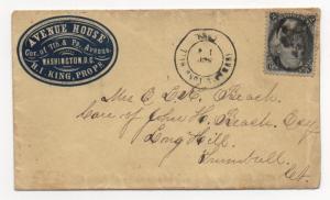 ADV COVER Blackjack #73 Cameo Avenue House Washington D.C 7th & Penn Ave RARE -