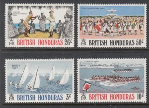 British Honduras 308-311 MNH VF