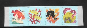 #5367-5370 MNH Coral Reefs Postcard Strip of 4