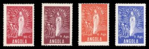 Angola 315-318, $110, 1948 Lady of Fatima, never hinged