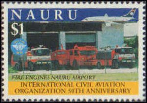 Nauru #411-414, Complete Set(4), 1994, Aviation - Airplanes, Never Hinged