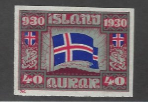 Iceland SC#161 Imperf w/ no Gum VF.....Tough to find!