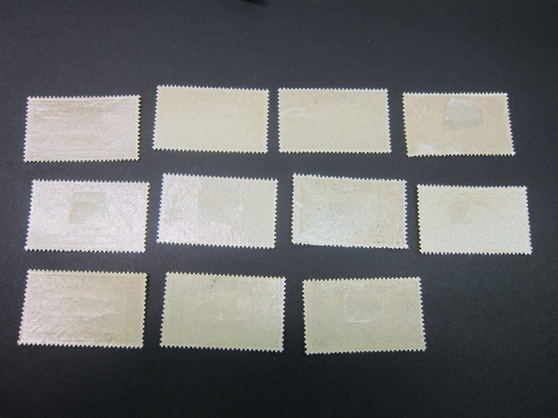 French Togo 1925 Sc J9-19(10 thin) set MH