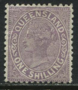 Queensland QV 1883 1/ violet mint o.g.