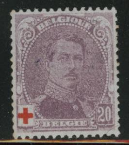 Belgium Scott B27 Used 1914 Red Cross semi-postal CV$15