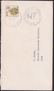 FIJI 1973 cover to Suva - POSTAL AGENCY / KOMO with Mss date................5934