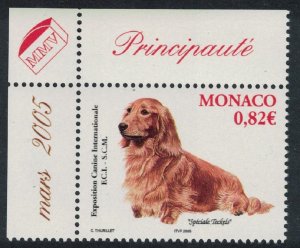 Monaco Dachshund Intl Dog Show Monte Carlo Corner 2005 MNH SG#2698