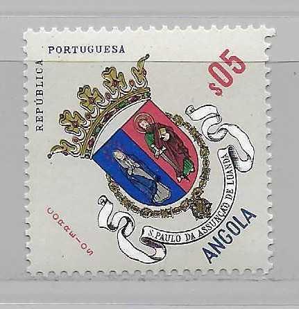 Angola 448 5c Arms Madonna single MNH