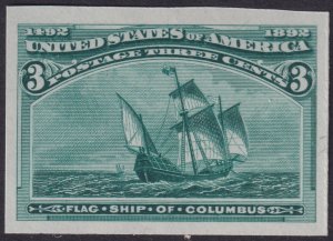 #232P3 Mint NG, XF, Jumbo (CV $95 - ID52287) - Joseph Luft