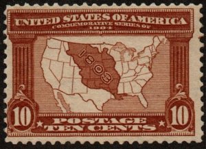 U.S. #327 MNH F-VF Centering