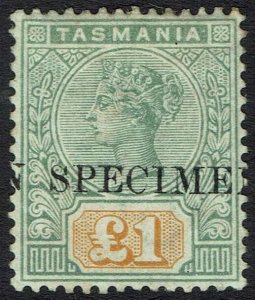 TASMANIA 1892 QV TABLET 1 POUND SPECIMEN