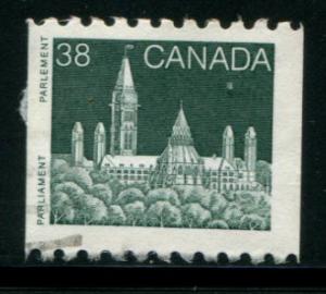 1194A Canada 38c Parliament coil, used