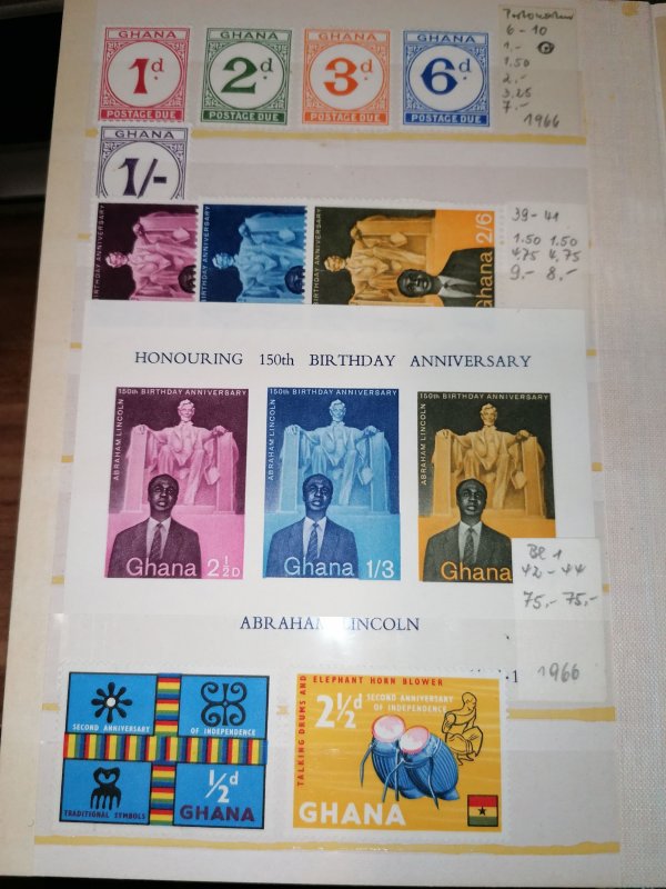 Ghana MNH collection