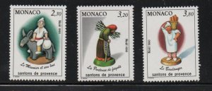 Monaco Sc 1737-39 1990 Workers stamp set  mint NH