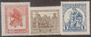 Hungary 1920 SC#B69-71 MNH-OG L455