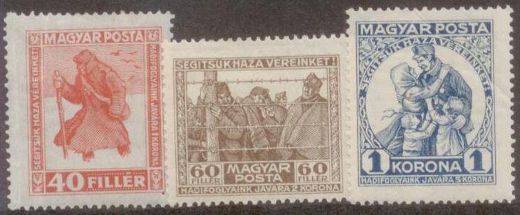 Hungary 1920 SC#B69-71 MNH-OG L455