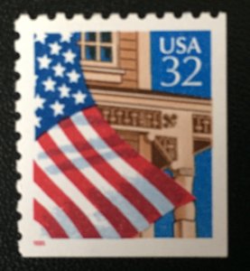 United States #2916  32¢ Flag over Porch from  booklet.  MNH