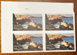 US # 5456 Maine Statehood Plate Block Forever 2020 Mint NH