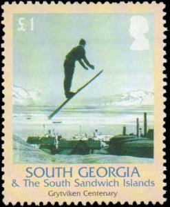 South Georgia #320-323, Complete Set(4), 2004, Ships, Sports, Polar, NH