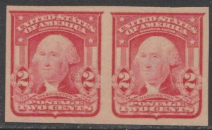 U.S. Scott #320 Washington Stamp - Mint NH Pair