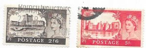 GB #309-310 Castles    (U) CV $5.75