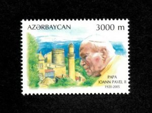 Azerbaijan 2005 - SC# 802 - Pope John Paul II Memorial - Single Stamp - MNH