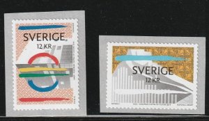 Sweden 2014, Euro Capitals of Culture-Umea S, and Riga LV, Scott Nos.  2720-2721