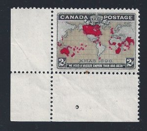1898 CANADA, Yvert n . 73 MNH / ** CORNER OF SHEET
