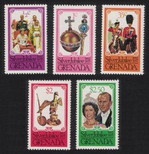 Grenada Silver Jubilee Perf 12 1977 MNH SG#857-861