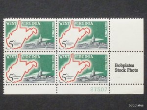 BOBPLATES #1232 W. Virginia Matched Set Plate Blocks VF MNH ~ See Details for #s