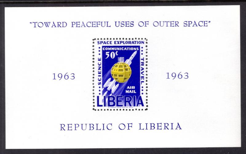 Liberia C152 Space Souvenir Sheet MNH VF