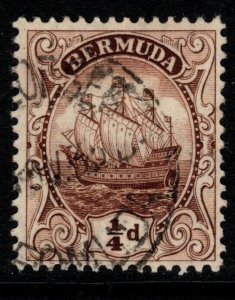 BERMUDA SG77 1928 ¼d BROWN USED