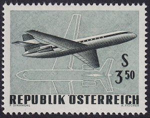 Austria - 1968 - Scott #C62 - MH - Airplane