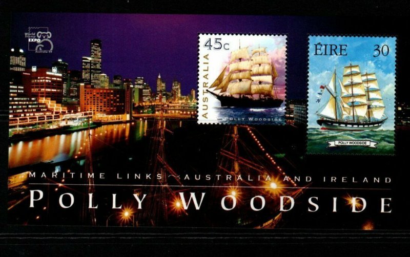 IRELAND SGMS1224 1999 IRELAND-AUSTRALIA JOINT ISSUE MNH