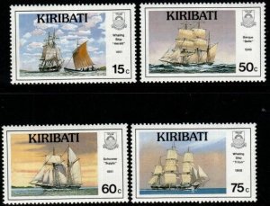 KIRIBATI SG343/6 1990 NAUTICAL HISTORY MNH