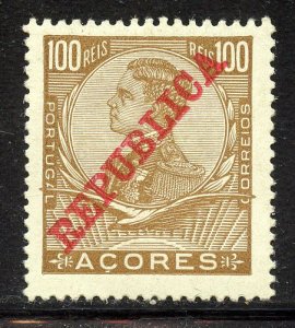 Azores  # 135, Mint Hinge.