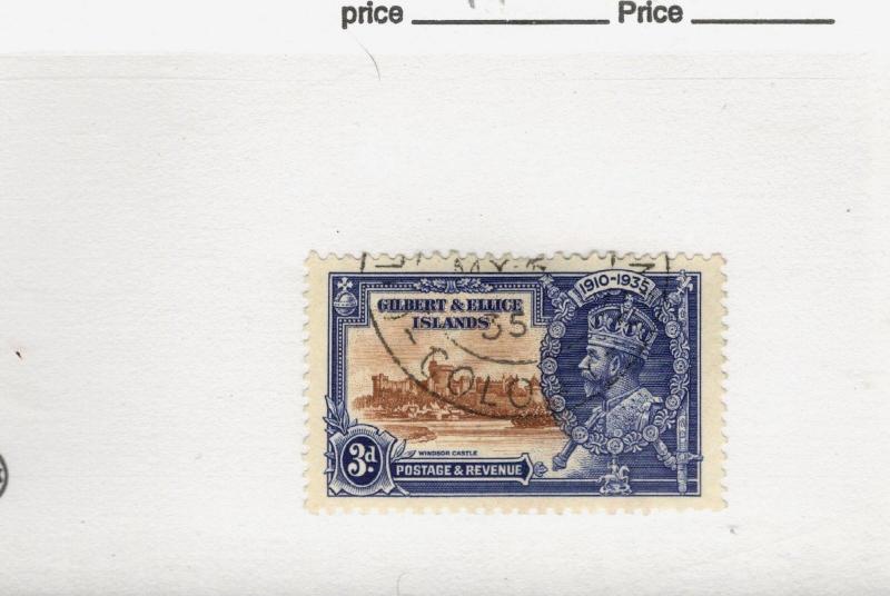 1935 Gilbert & Ellice Islands SCOTT #35 used stamp