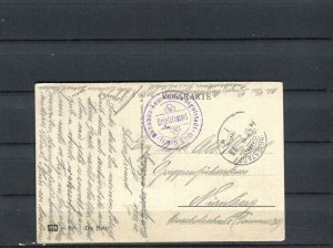 GERMANY; 1918 early Illustrated SEAPOST CARD fine used item, Ingolstadt