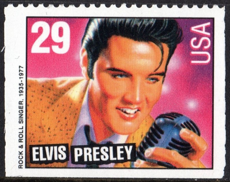SC#2731 29¢ American Music Series: Elvis Presley Booklet Single (1993) MNH