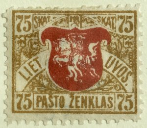 AlexStamps LITHUANIA #57 FVF Mint 