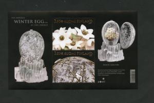 FINLAND WNTER EGG 7  EUROS SOUVENIR SHEET  MINT NH