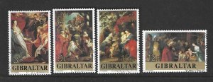 Gibraltar 359-362  Used  SCV$1.10